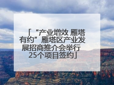 “产业增效 雁塔有约”雁塔区产业发展招商推介会举行 25个项目签约