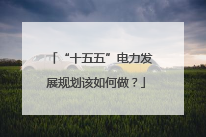 “十五五”电力发展规划该如何做？