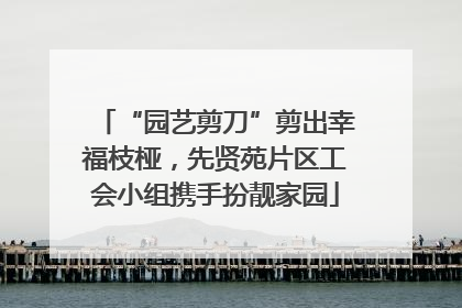 “园艺剪刀”剪出幸福枝桠，先贤苑片区工会小组携手扮靓家园