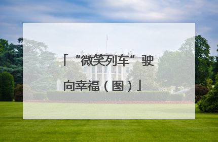 “微笑列车”驶向幸福（图）
