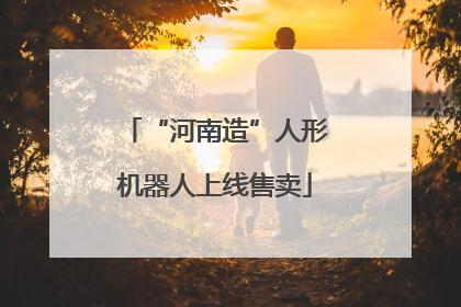 “河南造”人形机器人上线售卖