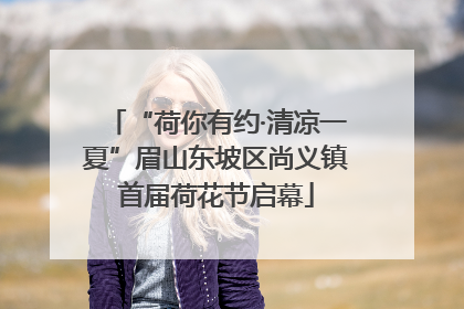 “荷你有约·清凉一夏”眉山东坡区尚义镇首届荷花节启幕