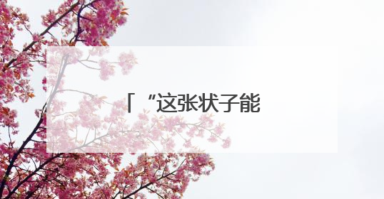 “这张状子能替俺说话！”