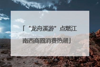 “龙舟溪游”点燃江南西商圈消费热潮