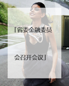 省委金融委员会召开会议