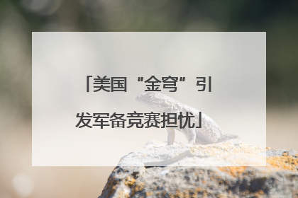 美国“金穹”引发军备竞赛担忧