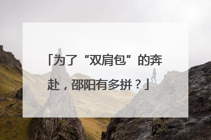 为了“双肩包”的奔赴，邵阳有多拼？