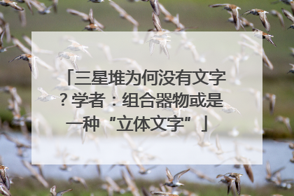 三星堆为何没有文字？学者：组合器物或是一种“立体文字”