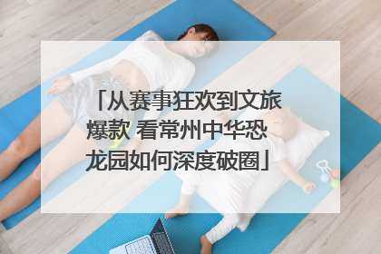 从赛事狂欢到文旅爆款 看常州中华恐龙园如何深度破圈