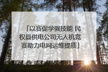 以赛促学强技能 民权县供电公司无人机竞赛助力电网运维提质