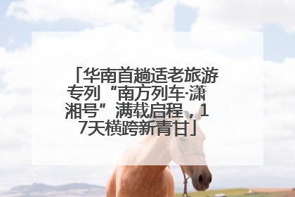华南首趟适老旅游专列“南方列车·潇湘号”满载启程，17天横跨新青甘