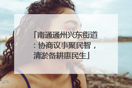 南通通州兴东街道：协商议事聚民智，清淤备耕惠民生