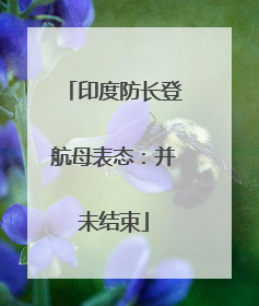 印度防长登航母表态：并未结束