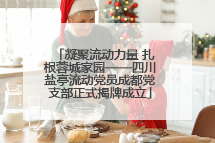 凝聚流动力量 扎根蓉城家园——四川盐亭流动党员成都党支部正式揭牌成立