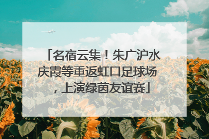 名宿云集！朱广沪水庆霞等重返虹口足球场，上演绿茵友谊赛