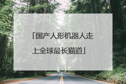 国产人形机器人走上全球最长猫道