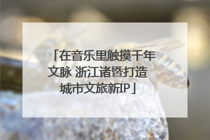 在音乐里触摸千年文脉 浙江诸暨打造城市文旅新IP