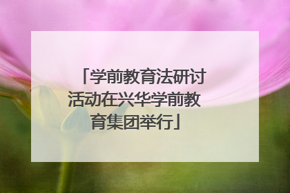 学前教育法研讨活动在兴华学前教育集团举行