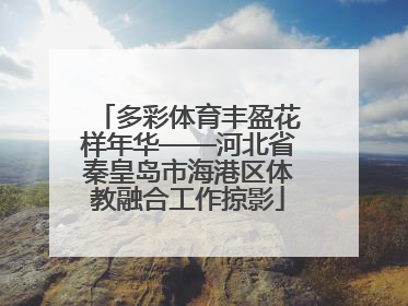 多彩体育丰盈花样年华——河北省秦皇岛市海港区体教融合工作掠影