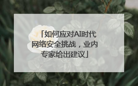 如何应对AI时代网络安全挑战，业内专家给出建议