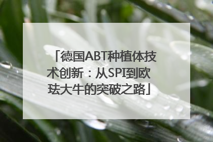 德国ABT种植体技术创新：从SPI到欧珐大牛的突破之路