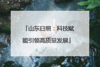 山东日照：科技赋能引领高质量发展