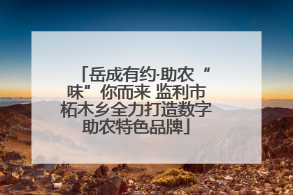 岳成有约·助农“味”你而来 监利市柘木乡全力打造数字助农特色品牌