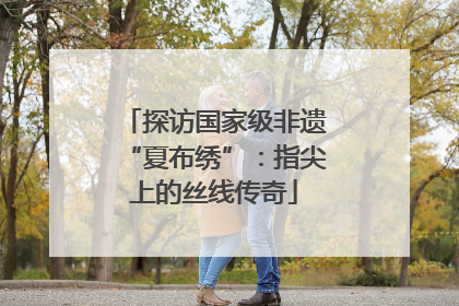 探访国家级非遗“夏布绣”：指尖上的丝线传奇