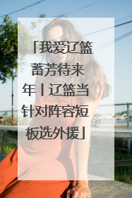 我爱辽篮 蓄芳待来年丨辽篮当针对阵容短板选外援