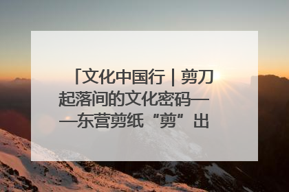 文化中国行｜剪刀起落间的文化密码——东营剪纸“剪”出非遗传承与现代生活的融合之道