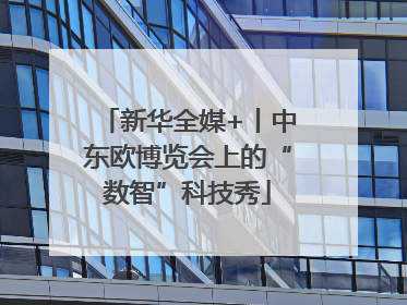新华全媒+丨中东欧博览会上的“数智”科技秀