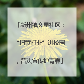 新州镇文星社区：“扫黄打非”进校园，普法宣传护青春