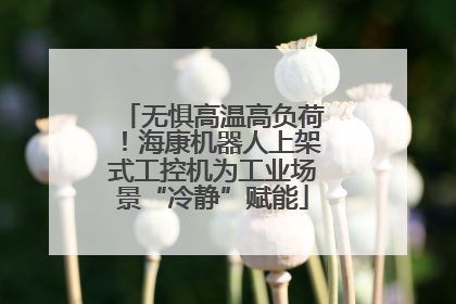 无惧高温高负荷！海康机器人上架式工控机为工业场景“冷静”赋能