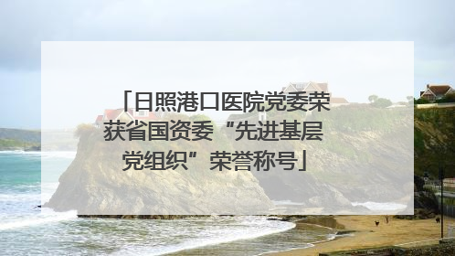 日照港口医院党委荣获省国资委“先进基层党组织”荣誉称号