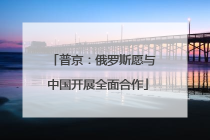 普京：俄罗斯愿与中国开展全面合作