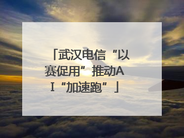 武汉电信“以赛促用”推动AI“加速跑”