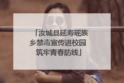 汝城县延寿瑶族乡禁毒宣传进校园 筑牢青春防线