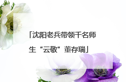 沈阳老兵带领千名师生“云敬”董存瑞