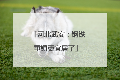 河北武安：钢铁重镇更宜居了