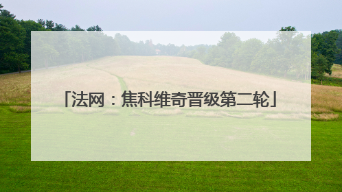 法网：焦科维奇晋级第二轮