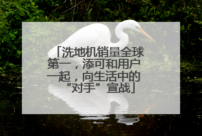 洗地机销量全球第一，添可和用户一起，向生活中的“对手”宣战