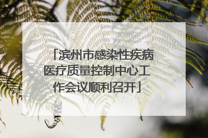 滨州市感染性疾病医疗质量控制中心工作会议顺利召开