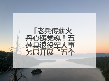 老兵传薪火 丹心铸党魂！五莲县退役军人事务局开展“五个一”特色活动