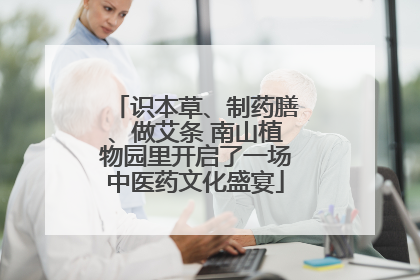 识本草、制药膳、做艾条 南山植物园里开启了一场中医药文化盛宴