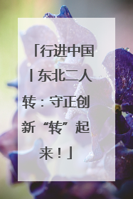 行进中国丨东北二人转：守正创新“转”起来！