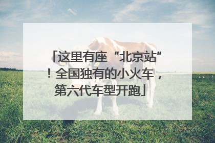 这里有座“北京站”！全国独有的小火车，第六代车型开跑