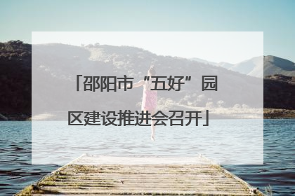 邵阳市“五好”园区建设推进会召开