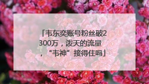 韦东奕账号粉丝破2300万，泼天的流量，“韦神”接得住吗