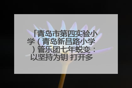 青岛市第四实验小学（青岛新昌路小学）管乐团七年蜕变：以坚持为钥 打开多元成长之门