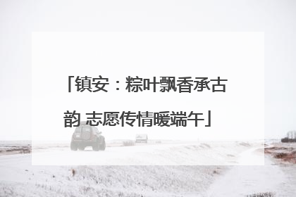 镇安：粽叶飘香承古韵 志愿传情暖端午